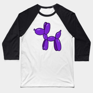 Purple Balloon Dog Baseball T-Shirt